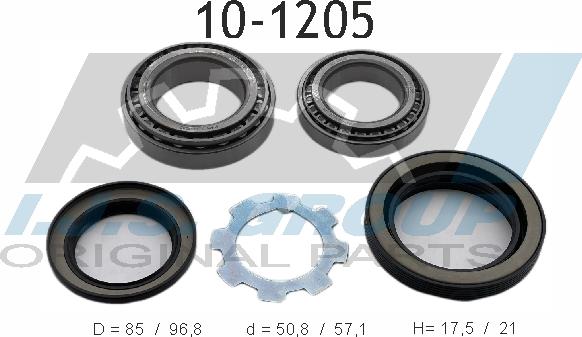 IJS GROUP 10-1205 - Kit de roulements de roue cwaw.fr