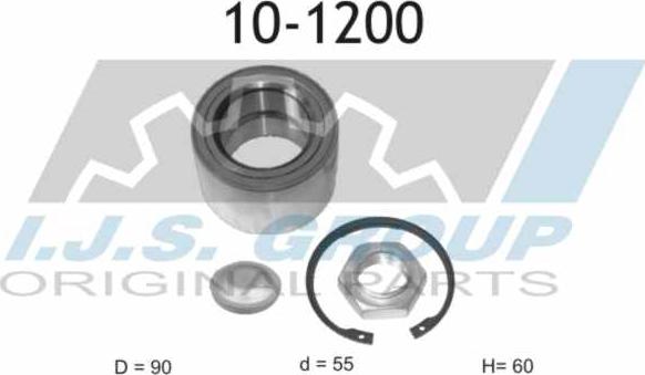 IJS GROUP 10-1200 - Kit de roulements de roue cwaw.fr