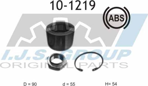 IJS GROUP 10-1219 - Kit de roulements de roue cwaw.fr