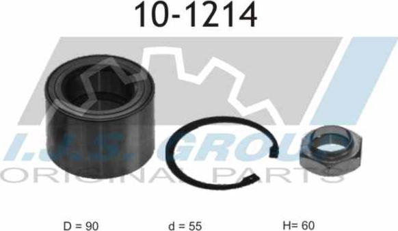 IJS GROUP 10-1214 - Kit de roulements de roue cwaw.fr