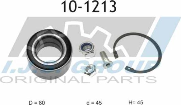 IJS GROUP 10-1213 - Kit de roulements de roue cwaw.fr