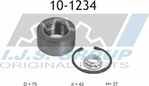 IJS GROUP 10-1234 - Kit de roulements de roue cwaw.fr