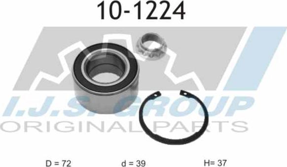 IJS GROUP 10-1224 - Kit de roulements de roue cwaw.fr