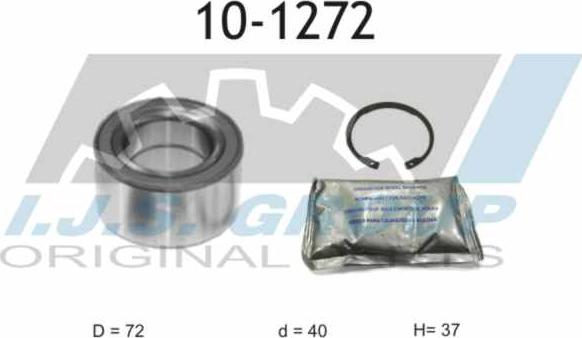 IJS GROUP 10-1272 - Kit de roulements de roue cwaw.fr