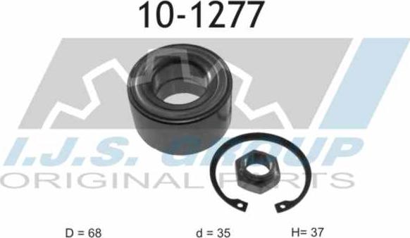 IJS GROUP 10-1277 - Kit de roulements de roue cwaw.fr