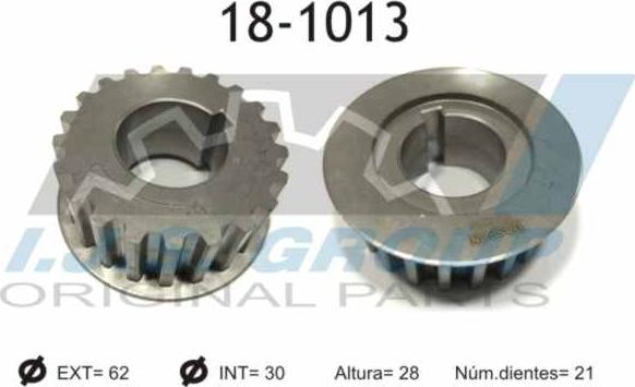 IJS GROUP 18-1013 - Roue dentée, arbre à came cwaw.fr