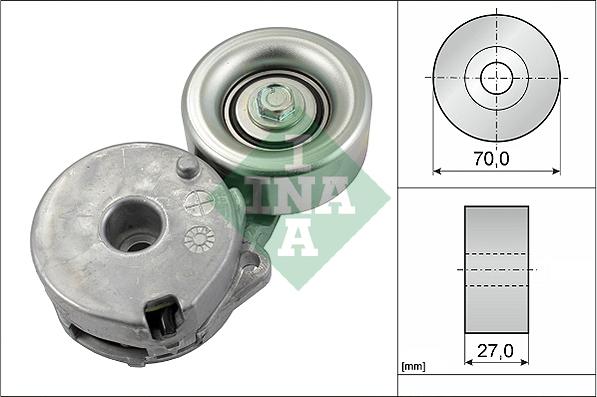 INA 534 0442 10 - Tendeur de courroie, courroie trapézoïdale à nervures cwaw.fr