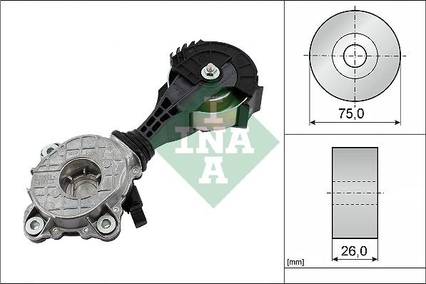 INA 534 0426 10 - Tendeur de courroie, courroie trapézoïdale à nervures cwaw.fr