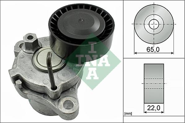 INA 534 0550 10 - Tendeur de courroie, courroie trapézoïdale à nervures cwaw.fr