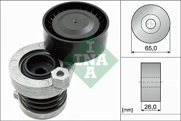 INA 534 0551 10 - Tendeur de courroie, courroie trapézoïdale à nervures cwaw.fr