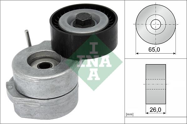 INA 534 0053 10 - Tendeur de courroie, courroie trapézoïdale à nervures cwaw.fr