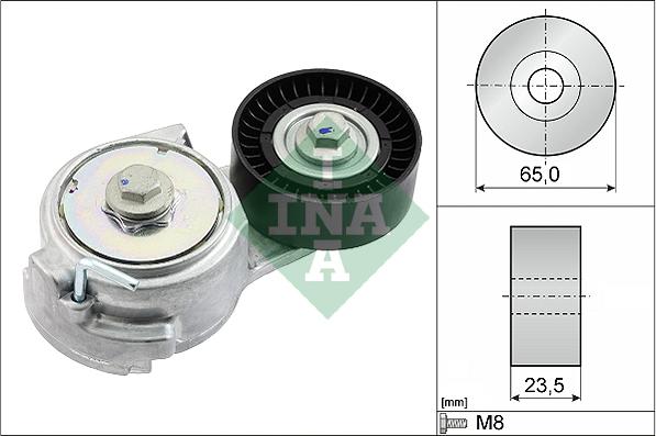 INA 534 0069 10 - Tendeur de courroie, courroie trapézoïdale à nervures cwaw.fr