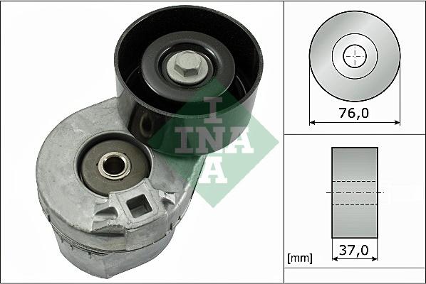 INA 534 0031 10 - Tendeur de courroie, courroie trapézoïdale à nervures cwaw.fr