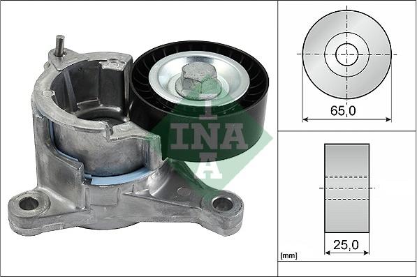 INA 534 0022 10 - Tendeur de courroie, courroie trapézoïdale à nervures cwaw.fr