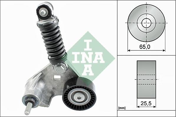 INA 534 0169 10 - Tendeur de courroie, courroie trapézoïdale à nervures cwaw.fr