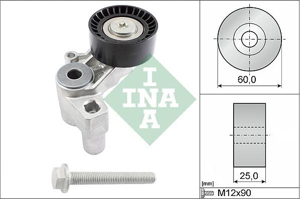 INA 534 0100 20 - Tendeur de courroie, courroie trapézoïdale à nervures cwaw.fr