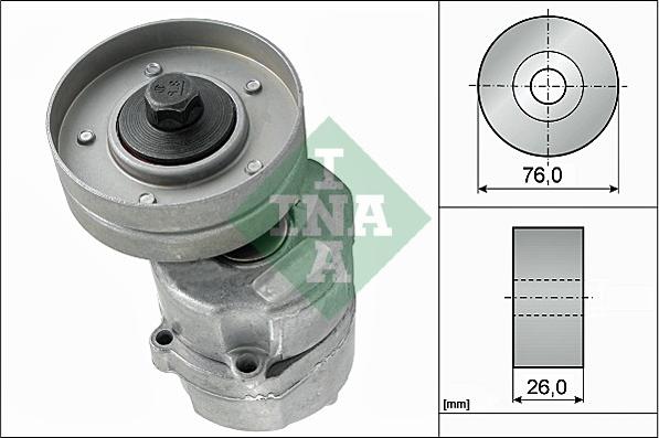 INA 534 0135 30 - Tendeur de courroie, courroie trapézoïdale à nervures cwaw.fr