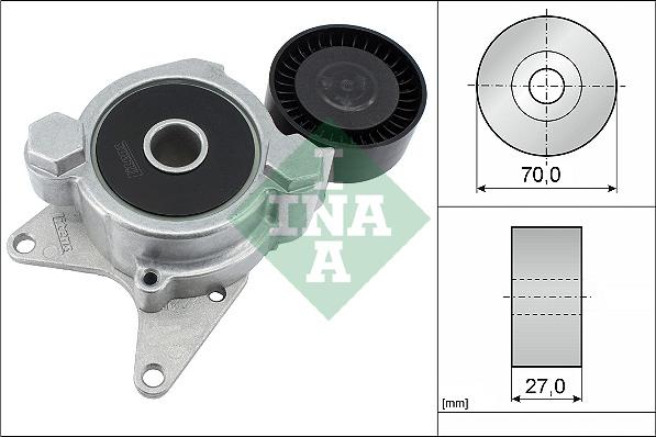 INA 534 0174 10 - Tendeur de courroie, courroie trapézoïdale à nervures cwaw.fr