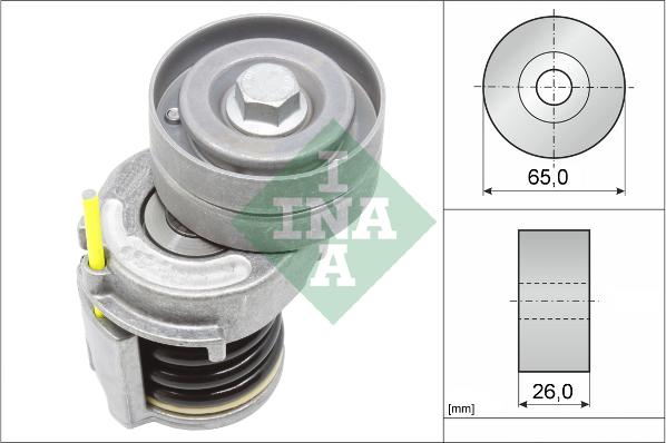 INA 534 0346 10 - Tendeur de courroie, courroie trapézoïdale à nervures cwaw.fr