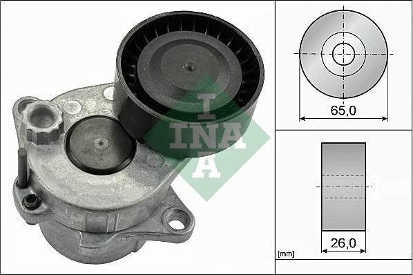 INA 534 0337 10 - Tendeur de courroie, courroie trapézoïdale à nervures cwaw.fr