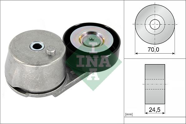 INA 534 0704 10 - Tendeur de courroie, courroie trapézoïdale à nervures cwaw.fr