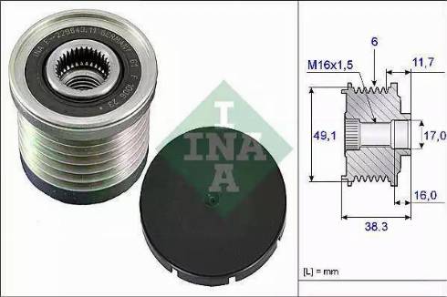 NTY ESA-MS-000 - Poulie, alternateur cwaw.fr