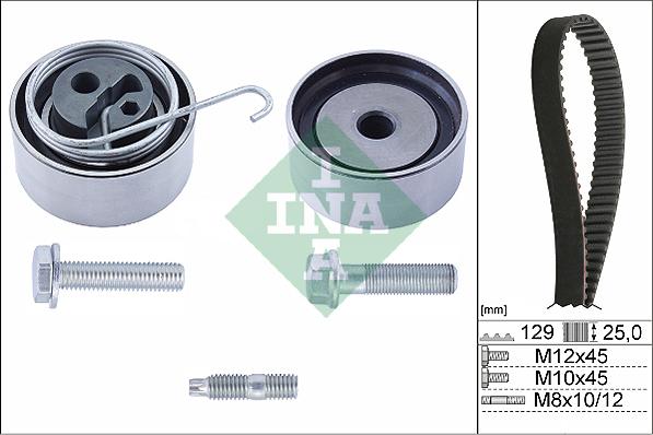 INA 530 0491 10 - Kit de distribution cwaw.fr