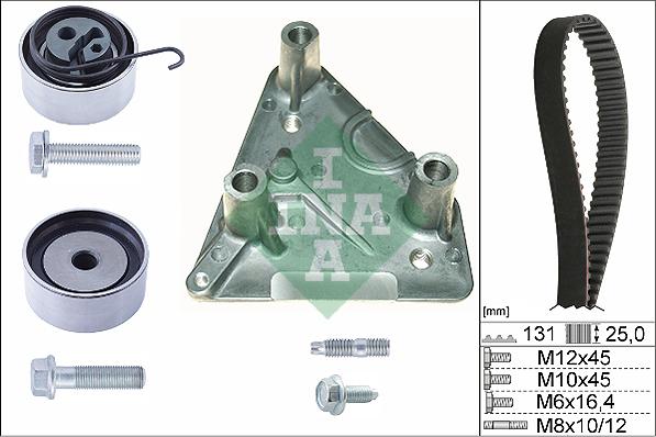 INA 530 0492 10 - Kit de distribution cwaw.fr