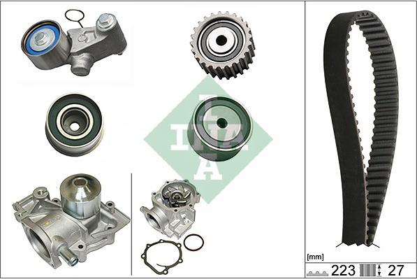 INA 530 0426 30 - Pompe à eau + kit de courroie de distribution cwaw.fr