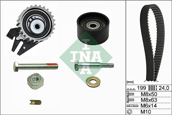 INA 530 0562 10 - Kit de distribution cwaw.fr