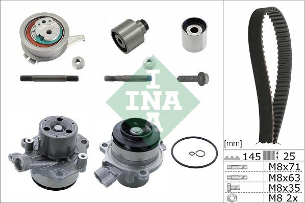 INA 530 0650 32 - Pompe à eau + kit de courroie de distribution cwaw.fr