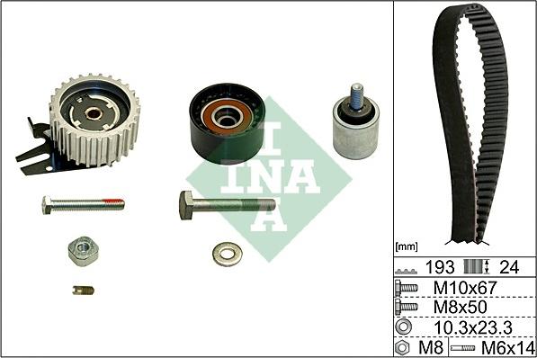 INA 530 0619 10 - Kit de distribution cwaw.fr