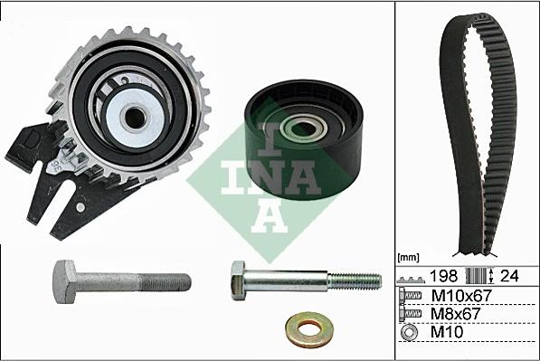 INA 530 0626 10 - Kit de distribution cwaw.fr