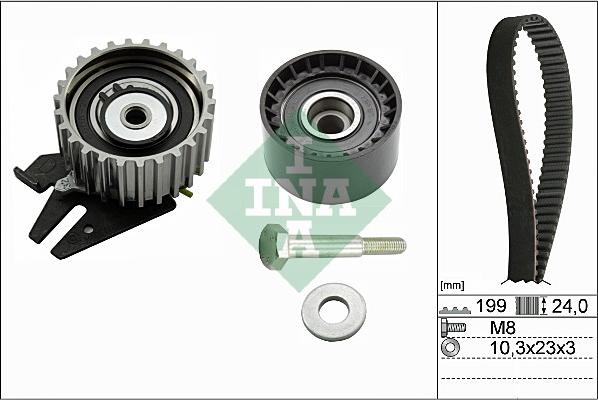 INA 530 0628 10 - Kit de distribution cwaw.fr