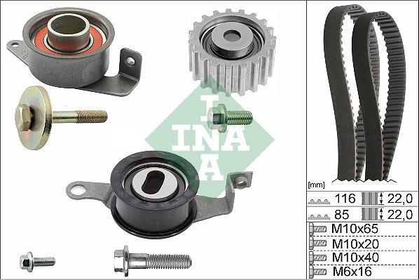 INA 530 0010 10 - Kit de distribution cwaw.fr