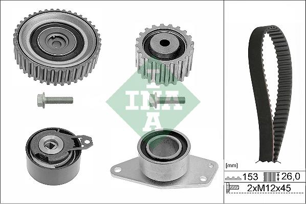 INA 530 0194 10 - Kit de distribution cwaw.fr