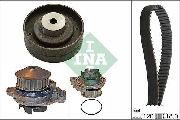 INA 530 0151 30 - Pompe à eau + kit de courroie de distribution cwaw.fr