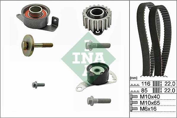 INA 530 0104 10 - Kit de distribution cwaw.fr