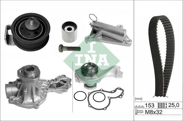 INA 530 0359 30 - Pompe à eau + kit de courroie de distribution cwaw.fr