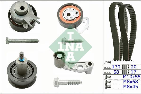 INA 530 0360 10 - Kit de distribution cwaw.fr