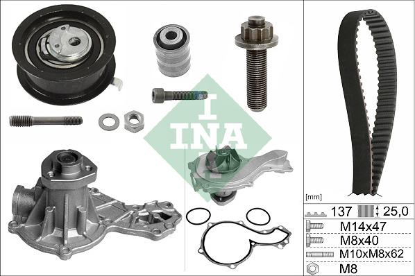 INA 530 0377 30 - Pompe à eau + kit de courroie de distribution cwaw.fr