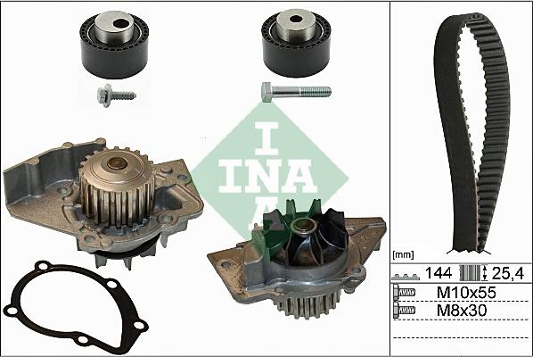 INA 530 0235 30 - Pompe à eau + kit de courroie de distribution cwaw.fr