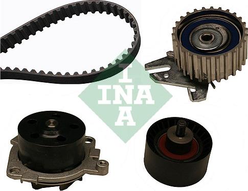 INA 530 0227 30 - Pompe à eau + kit de courroie de distribution cwaw.fr