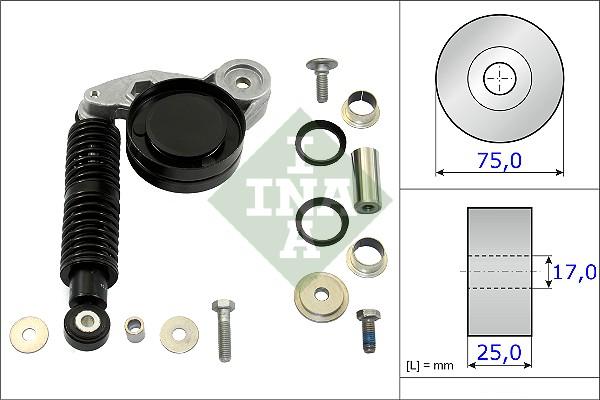 INA 533 0118 10 - Kit de réparation, bras de serrage - courroie trapézoïdale cwaw.fr