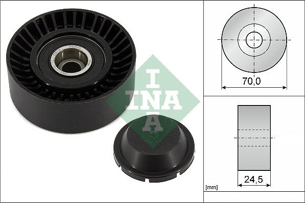 INA 532 0552 10 - Poulie renvoi / transmission, courroie trapézoïdale à nervures cwaw.fr