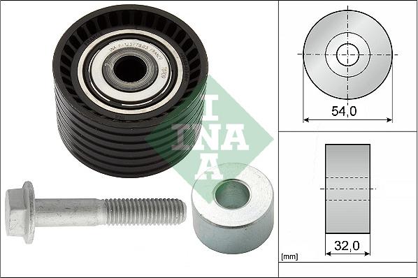 INA 532 0654 10 - Poulie renvoi / transmission, courroie de distribution cwaw.fr