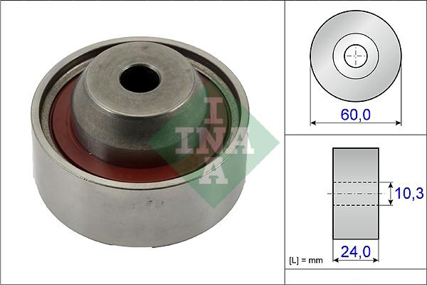 INA 532 0674 10 - Poulie renvoi / transmission, courroie de distribution cwaw.fr