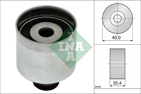 INA 532 0349 10 - Poulie renvoi / transmission, courroie de distribution cwaw.fr