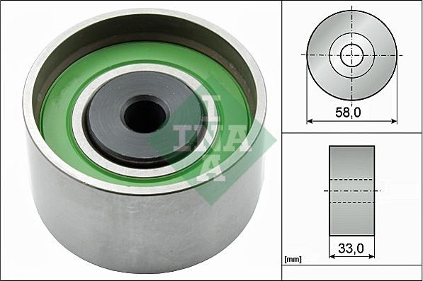 INA 532 0386 20 - Poulie renvoi / transmission, courroie de distribution cwaw.fr