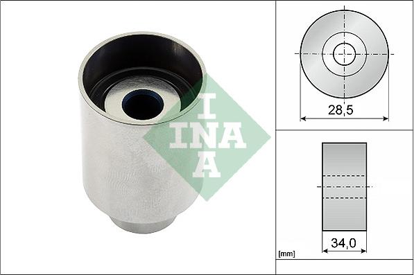 INA 532 0236 10 - Poulie renvoi / transmission, courroie de distribution cwaw.fr